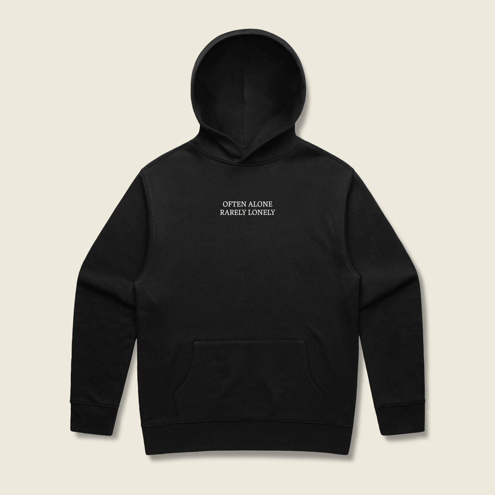 Often Alone Rarely Lonely Hoodie