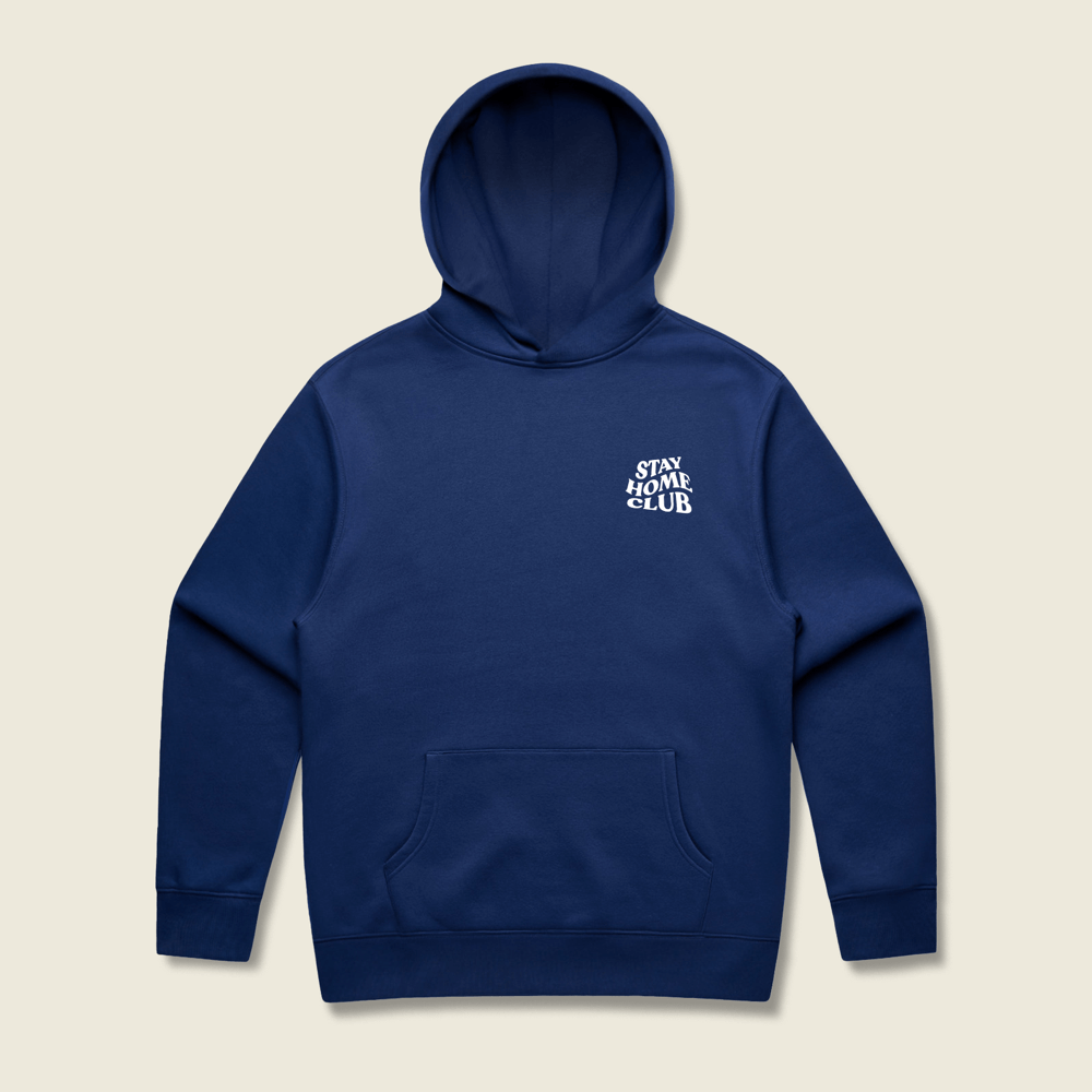 Stay Home Club Hoodie Pine Cobalt