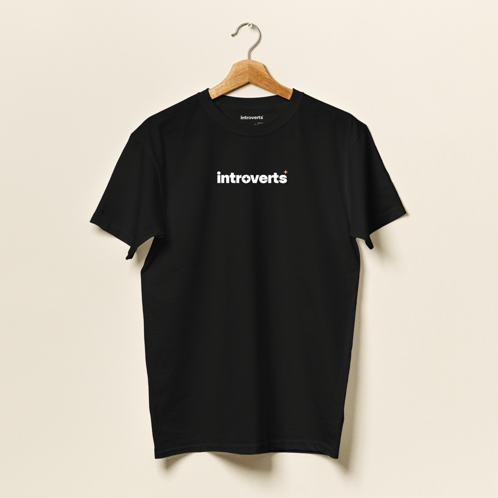Introverts T-Shirt Black