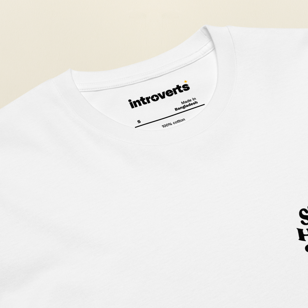 Stay Home Club T-Shirt White Neck